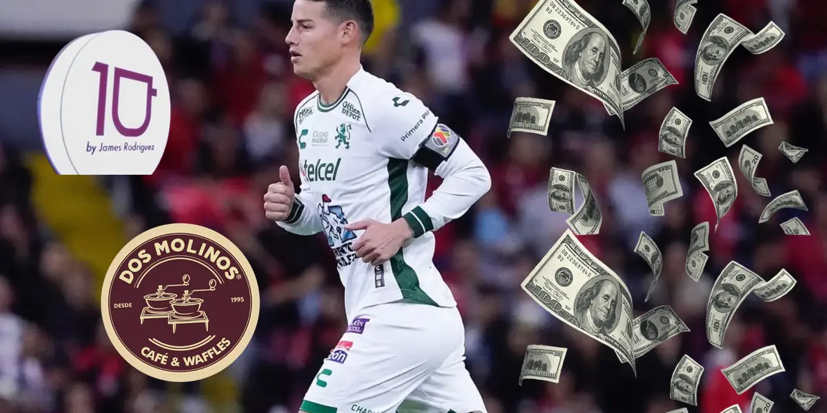 James Rodríguez: un imperio empresarial construido a punta de talento y visión.Foto: Instagram