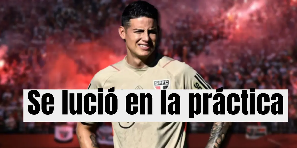 James Rodríguez, volante colombiano.