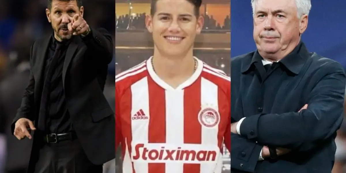 James Rodríguez volvería a jugar unos encuentros en España, allá están dos entrenadores con importantes referencias con el colombiano como Ancelotti y Simeone.