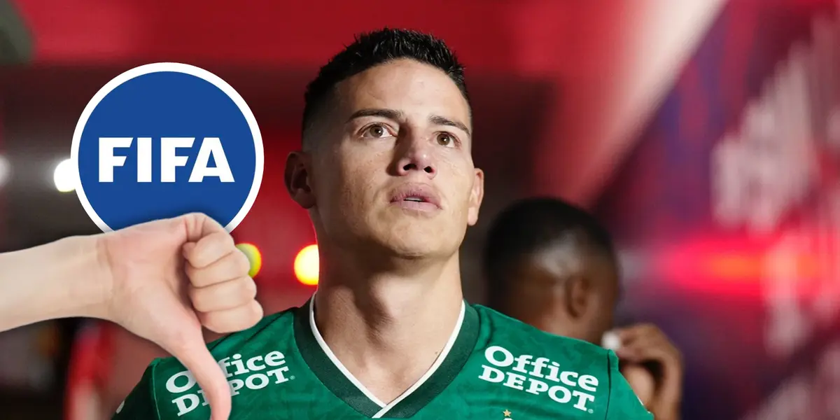 James Rodríguez y el golpe bajo que acaba de recibir por parte de la FIFA Foto: James Rodríguez, FIFA y Pexels