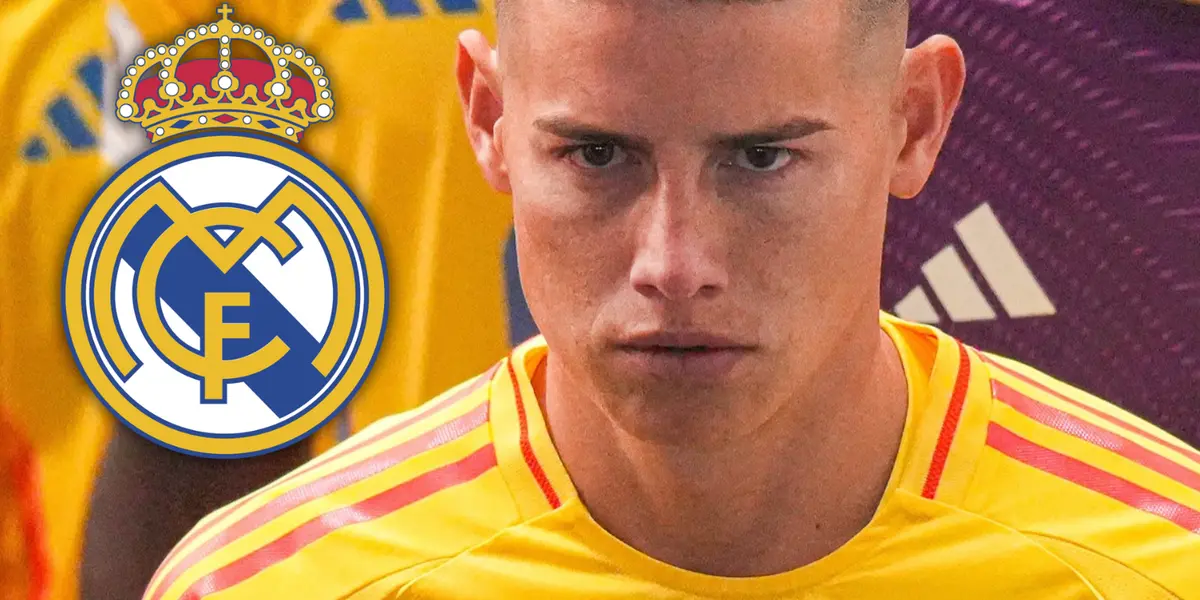 James Rodríguez y el gran elogio que recibió desde el Real Madrid Foto: James Rodríguez y Escudoteca