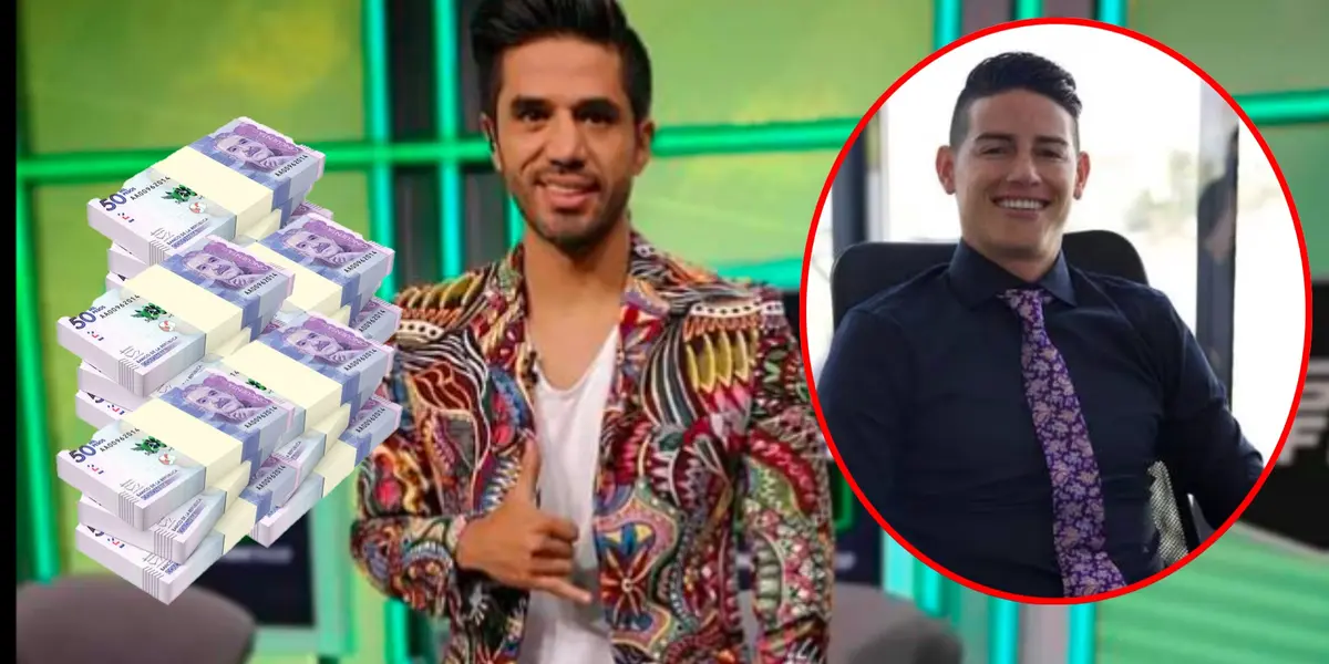 James Rodríguez y Fabián Vargas- Fotos: Facebook, Publimetro