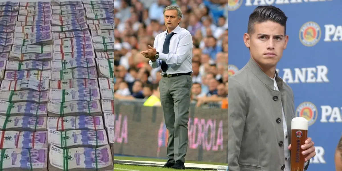 James Rodríguez y José Mourinho se dan grandes lujos.