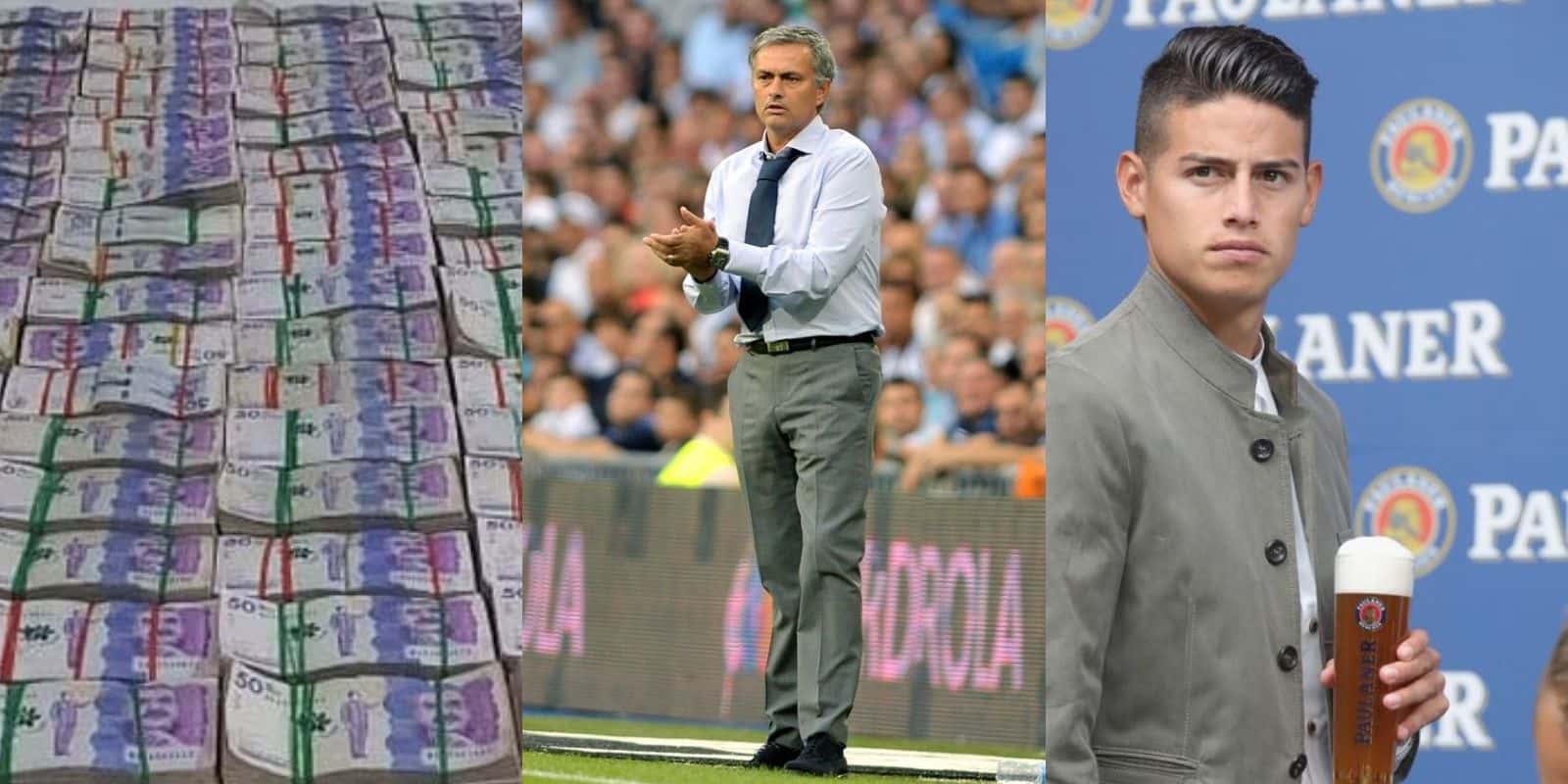 James Rodríguez y José Mourinho se dan grandes lujos.