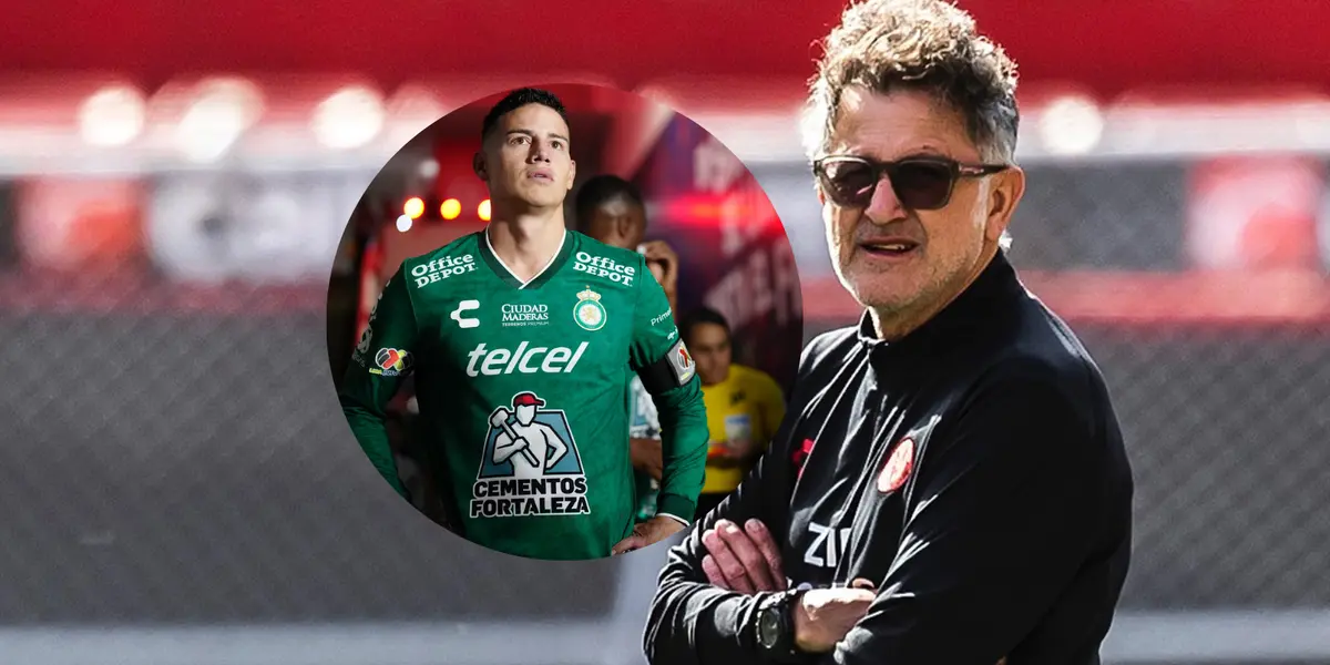 James Rodríguez y Juan Carlos Osorio Foto: Club León y Xolos