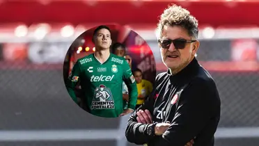 James Rodríguez y Juan Carlos Osorio Foto: Club León y Xolos