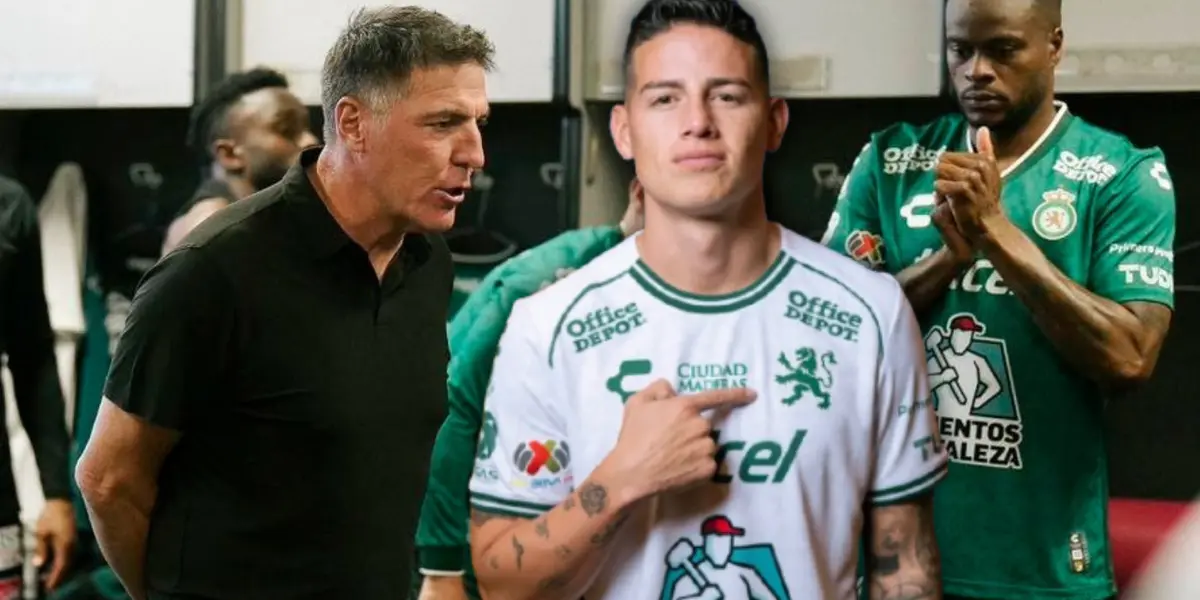 James Rodríguez y la nueva decisión que tomaría el Club León Foto: Club León y James Rodríguez