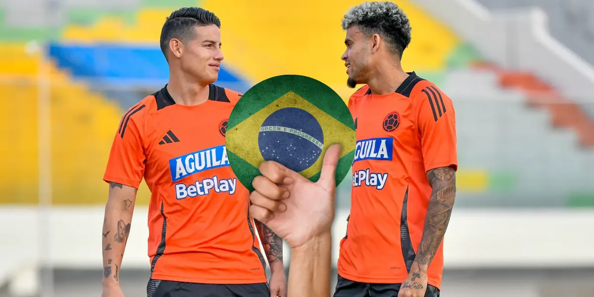 James Rodríguez y Luis Díaz Foto: FCF, Pexels y Escudoteca