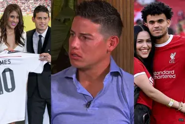 James Rodríguez y Luis Díaz tienen contextos muy diferentes en este momento con sus parejas.