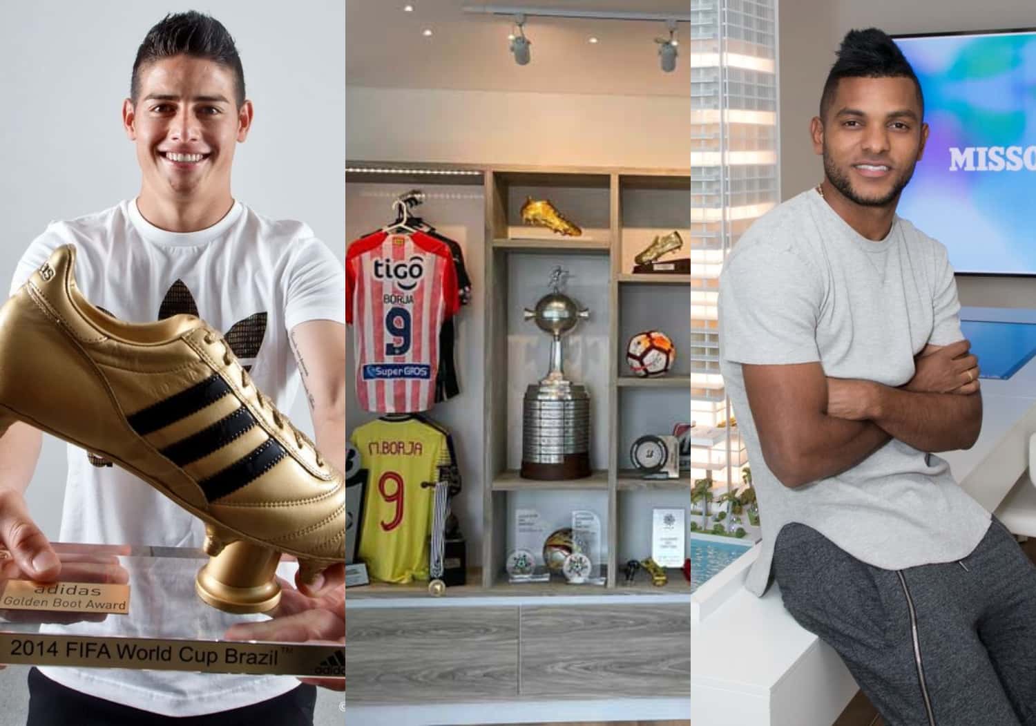 James Rodríguez y Miguel Ángel Borja tienen dos buenos museos con sus logros y recuerdos más importantes.