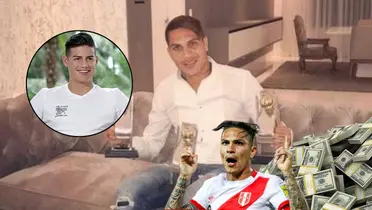 James Rodríguez y Paolo Guerrero estrellas de Colombia y Perú
