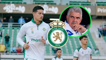 James Rodríguez y Ricardo Ferretti Foto: Club León y Tigres UANL