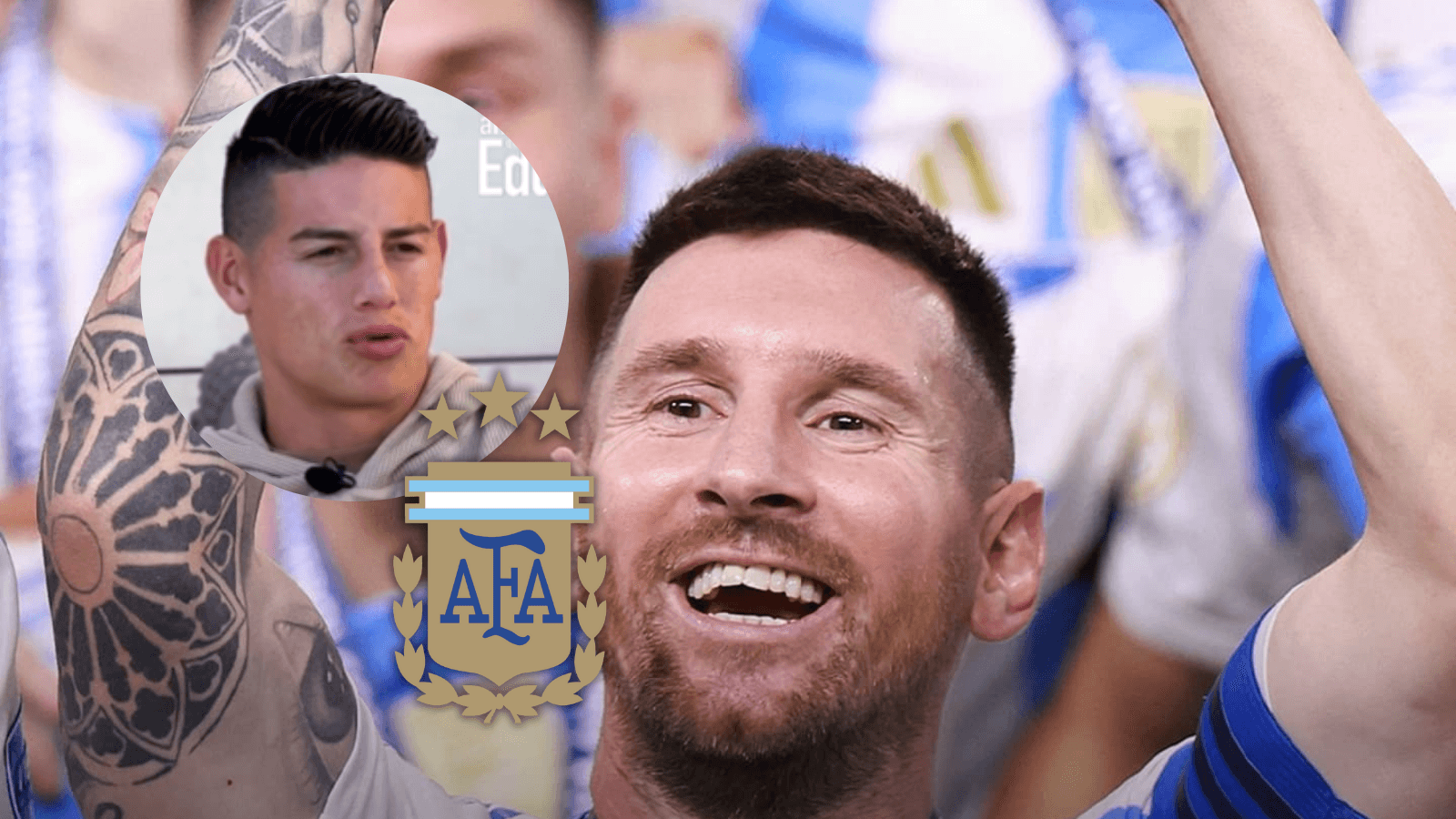 James Rodríguez y su sentencia sobre Lionel Messi Foto: Captura de El Chiringuito, Copa América