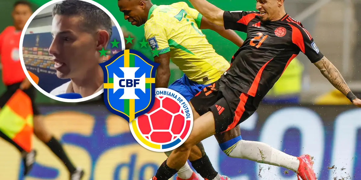 James Rodríguez y sus explosivas declaraciones post partido Foto: Escudoteca, Captura de X y CBF