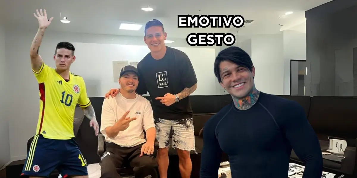 James Rodríguez y Yeferson Cossio han demostrado su generosidad y apoyo en Colombia.