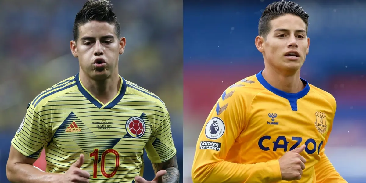 James Rodríguez ya llegó a Inglaterra y mira como lo tratan, mientras en Colombia ha sido sujeto de críticas