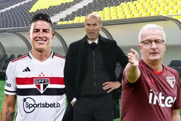 James Rodríguez ya se presentó con su nuevo entrenador Dorival Júnior en el São Paulo y en paralelo Zinedine Zidane sigue desempleado.