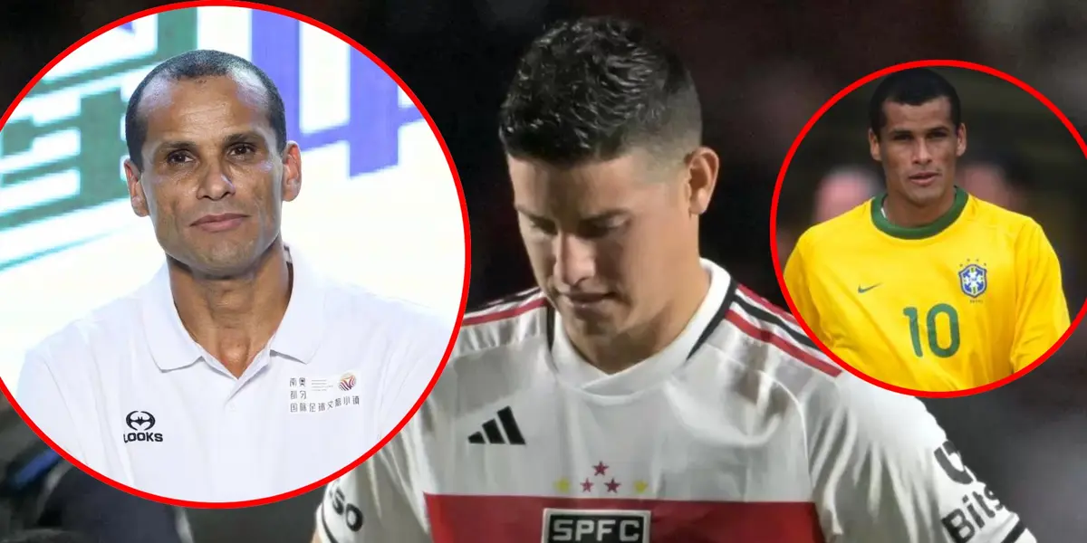 James tocó fondo en Sao Paulo de Brasil y el sablazo que mando el astro Rivaldo