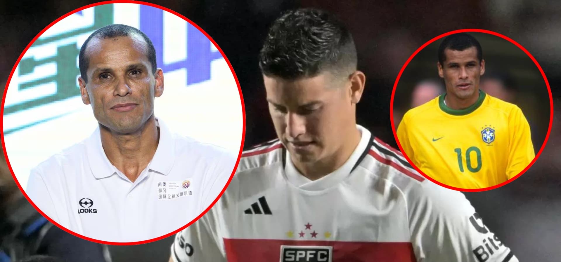 James tocó fondo en Sao Paulo de Brasil y el sablazo que mando el astro Rivaldo