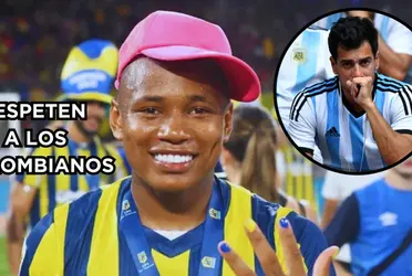 Jaminton Campaz calló a muchos argentinos para que respeten la idiosincrasia futbolera de los colombianos.