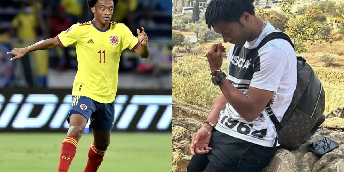 Jaun Guillermo Cuadrado no fue llamado a la Selección Colombia y apareció en un curioso lugar.