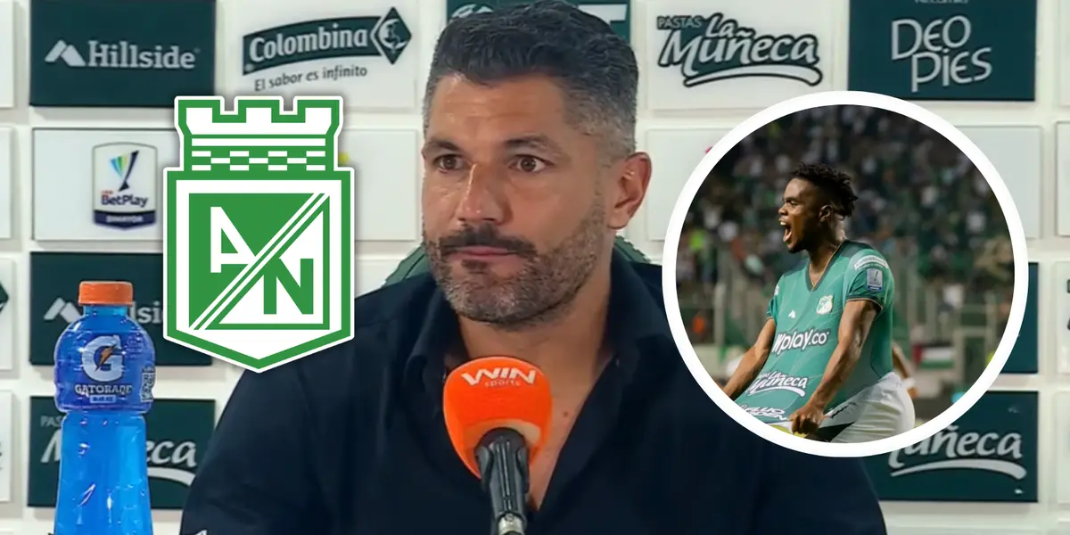 Javier Gandolfi y su mensaje tras la polémica derrota de Nacional Foto: Deportivo Cali, Escudoteca y Captura de Dimayor