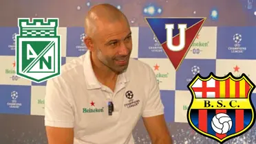 Javier Mascherano hablando en Ecuavisa - Fotos: Ecuavisa, Pinterest