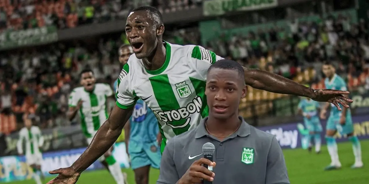 Jayder Asprilla habló tras marcar el gol de la victoria de Atlético Nacional contra Jaguares de Córdoba.