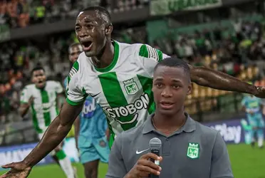Jayder Asprilla habló tras marcar el gol de la victoria de Atlético Nacional contra Jaguares de Córdoba.
