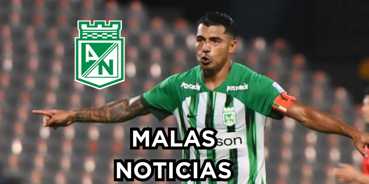 Jefferson Duque anotando un gol con Atlético Nacional. Foto tomada de Win Sports.