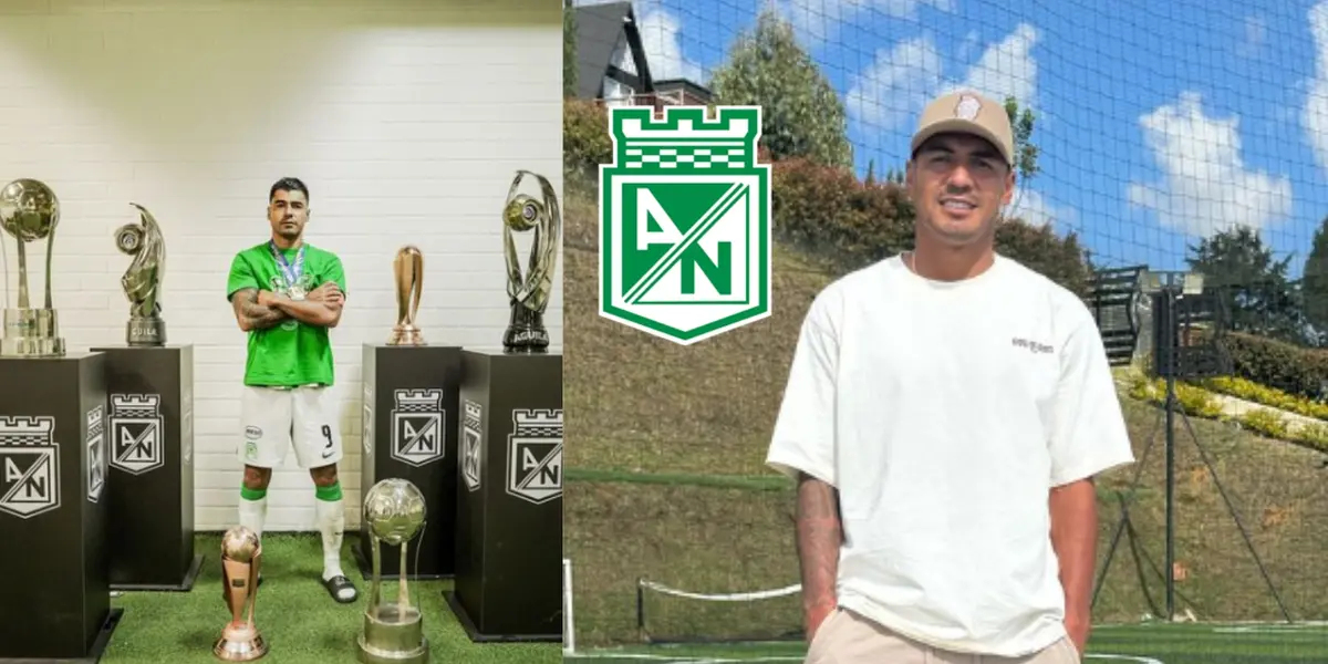 Jefferson Duque con varios títulos de Atlético Nacional