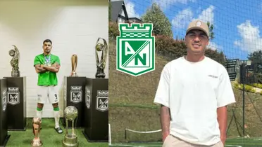 Jefferson Duque con varios títulos de Atlético Nacional