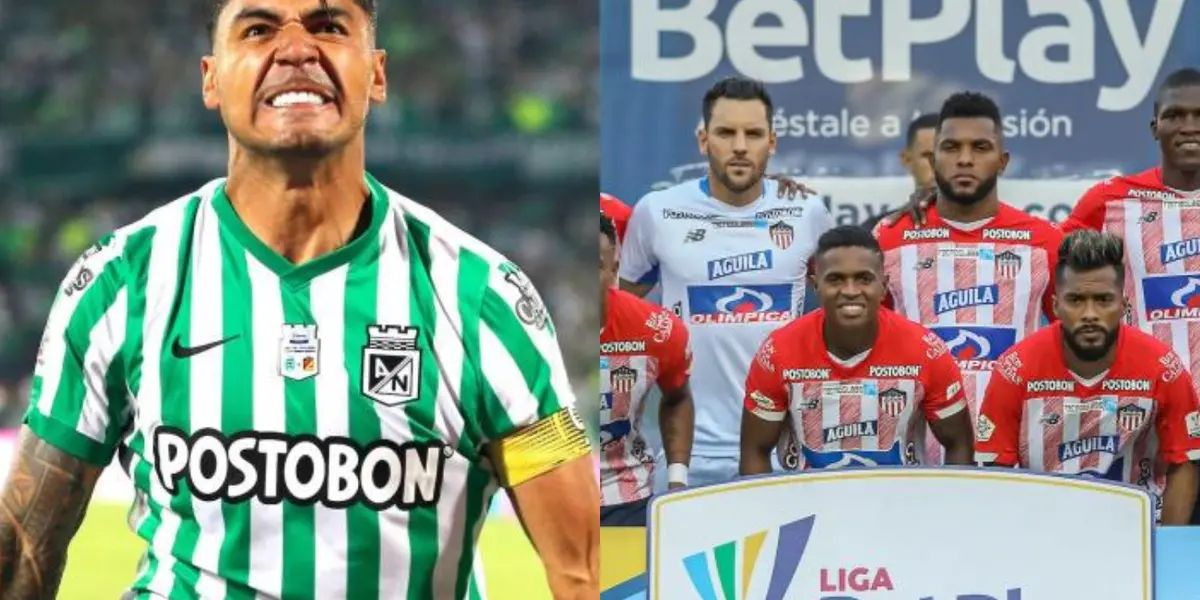 Jefferson Duque marcó un golazo contra el Junior FC; pero otro jugador de Atlético Nacional se robó el show.
