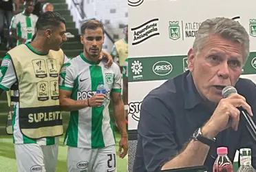 Jefferson Duque no dio la talla en Atlético Nacional y Paulo Autuori le mandó una advertencia a Tomás Ángel.