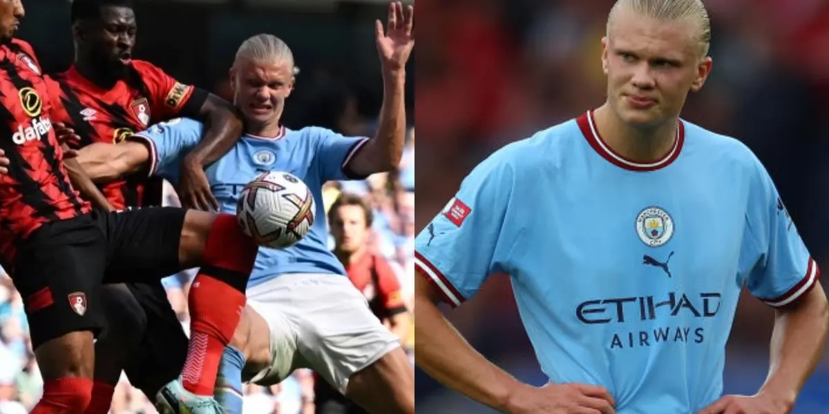 Jefferson Lerma sumó su segundo partido en la Premier League de Inglaterra, pero sufrió un pequeño problema contra el Manchester City.