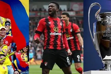 Jefferson Lerma tuvo un gran rendimiento en Bournemouth y ahora podría jugar Champions League