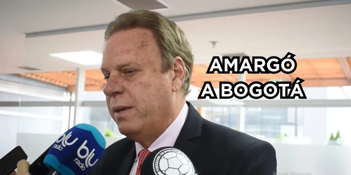 Jesurún no le dio buenas noticias a Bogotá. Foto de Jesurún captura de pantalla de reporteros asociados en YouTube.