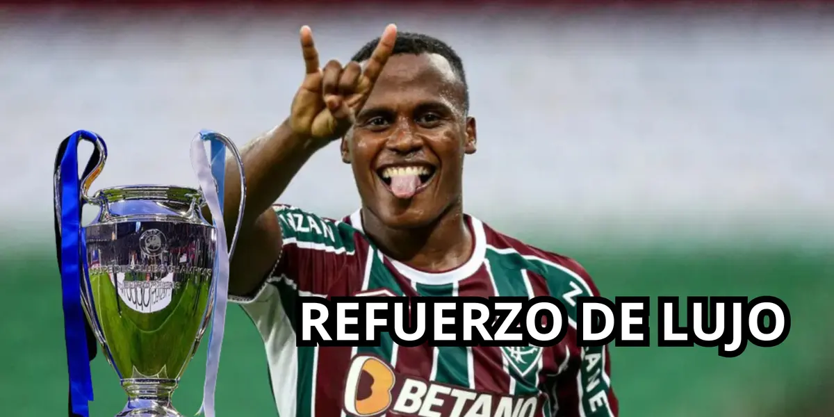 Jhon Arias con la camiseta de Fluminense. FOTO: La Visión Web