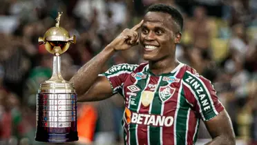 Jhon Arias jugador del Fluminense de Brasil. Foto tomada de Win Sports