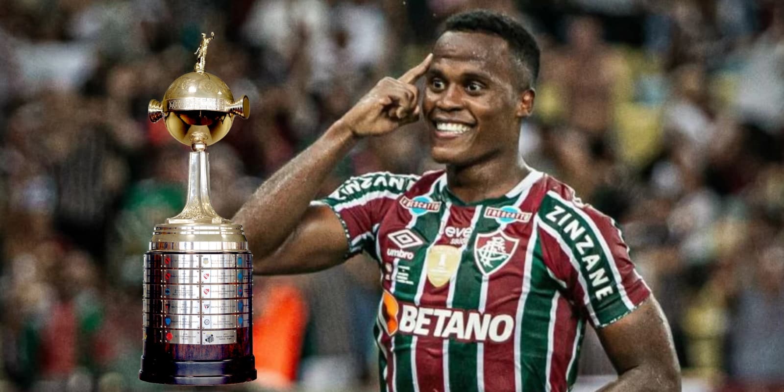Jhon Arias jugador del Fluminense de Brasil. Foto tomada de Win Sports