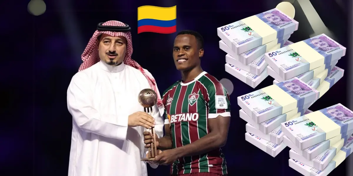 Jhon Arias podría alistar maletas en el Fluminense de Brasil.