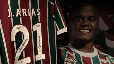 Jhon Arias, quien disputó su ultimo juego con Fluminense antes de partir a la Premier League Foto: Fluminense FC