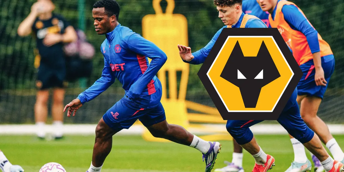 Jhon Arias y el cambio que podría reorientar su temporada debut en la Premier League Foto: Escudoteca y Wolves