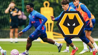 Jhon Arias y el cambio que podría reorientar su temporada debut en la Premier League Foto: Escudoteca y Wolves