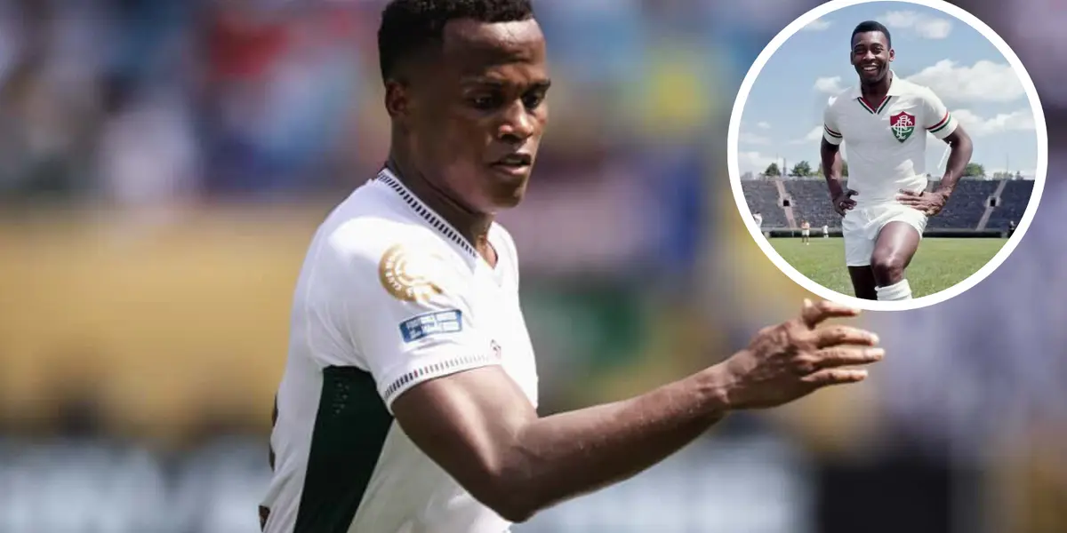 Jhon Arias y mira quién lo comparó con Pelé Foto: X y Fluminense