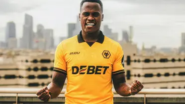 Jhon Arias ya es de la Premier League y mira el jugador que celebró su llegada Foto: Wolves