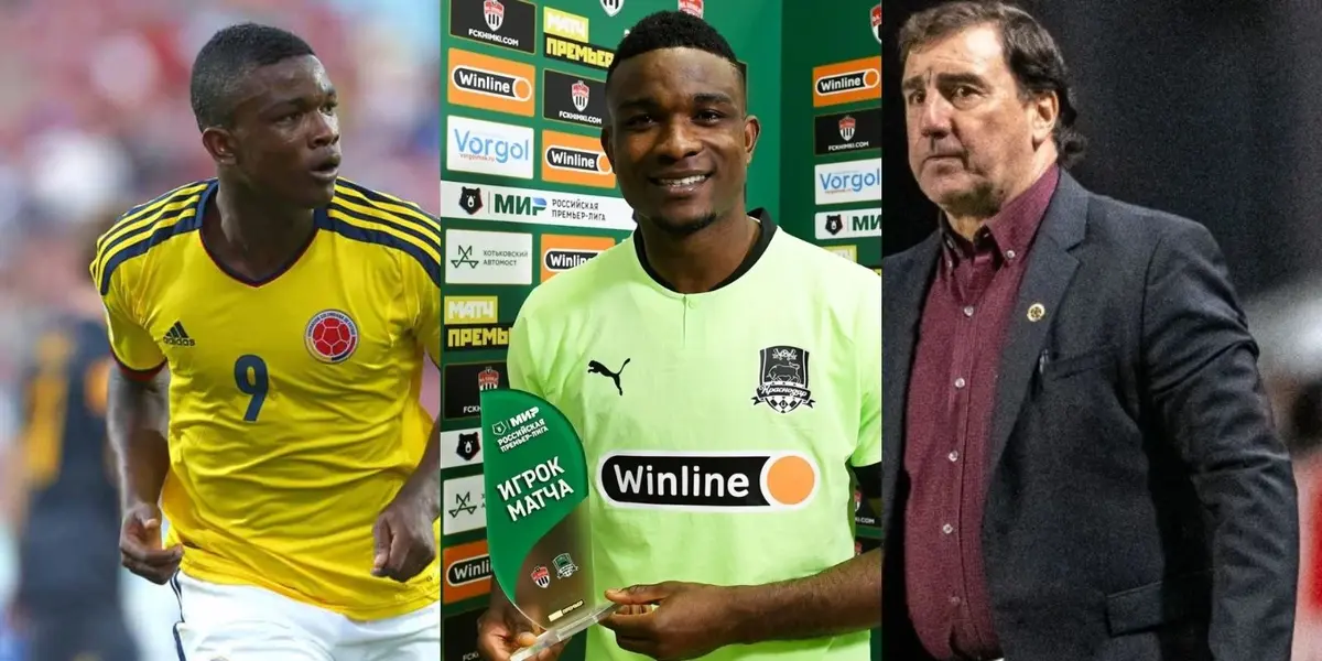 Jhon Córdoba se destaca en Europa y en la Selección Colombia el entrenador Néstor Lorenzo lo tiene borrado.