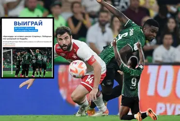 Jhon Córdoba se reporta con un nuevo gol en Rusia y los medios de ese país lo resaltan.