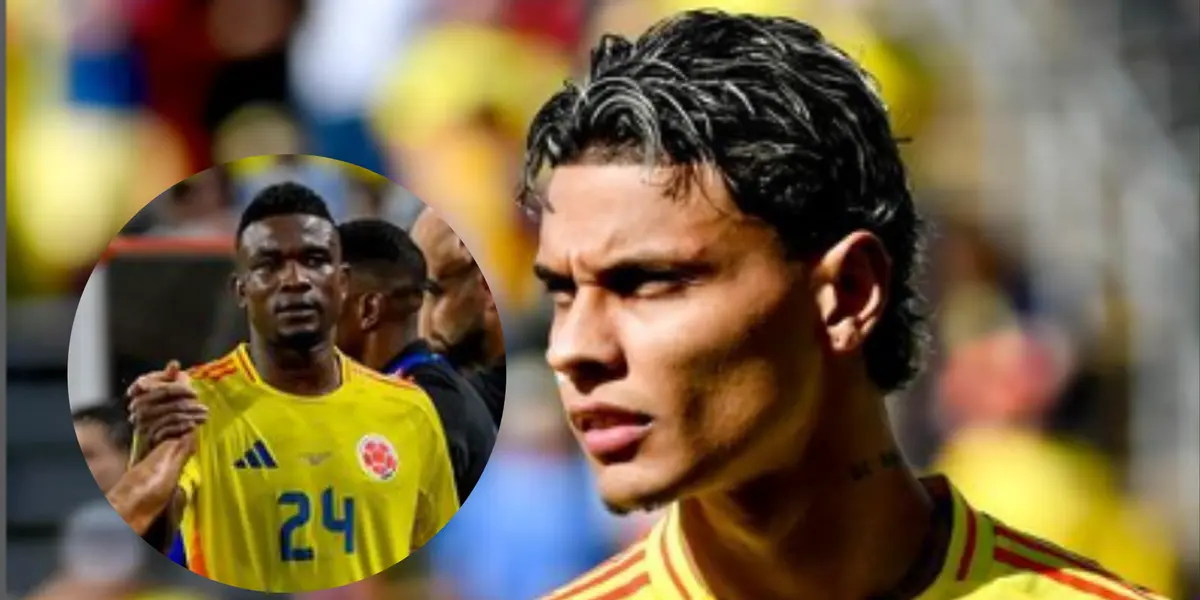 Jhon Córdoba y Richard Ríos. Foto: Jhon Córdoba y Richard Ríos.