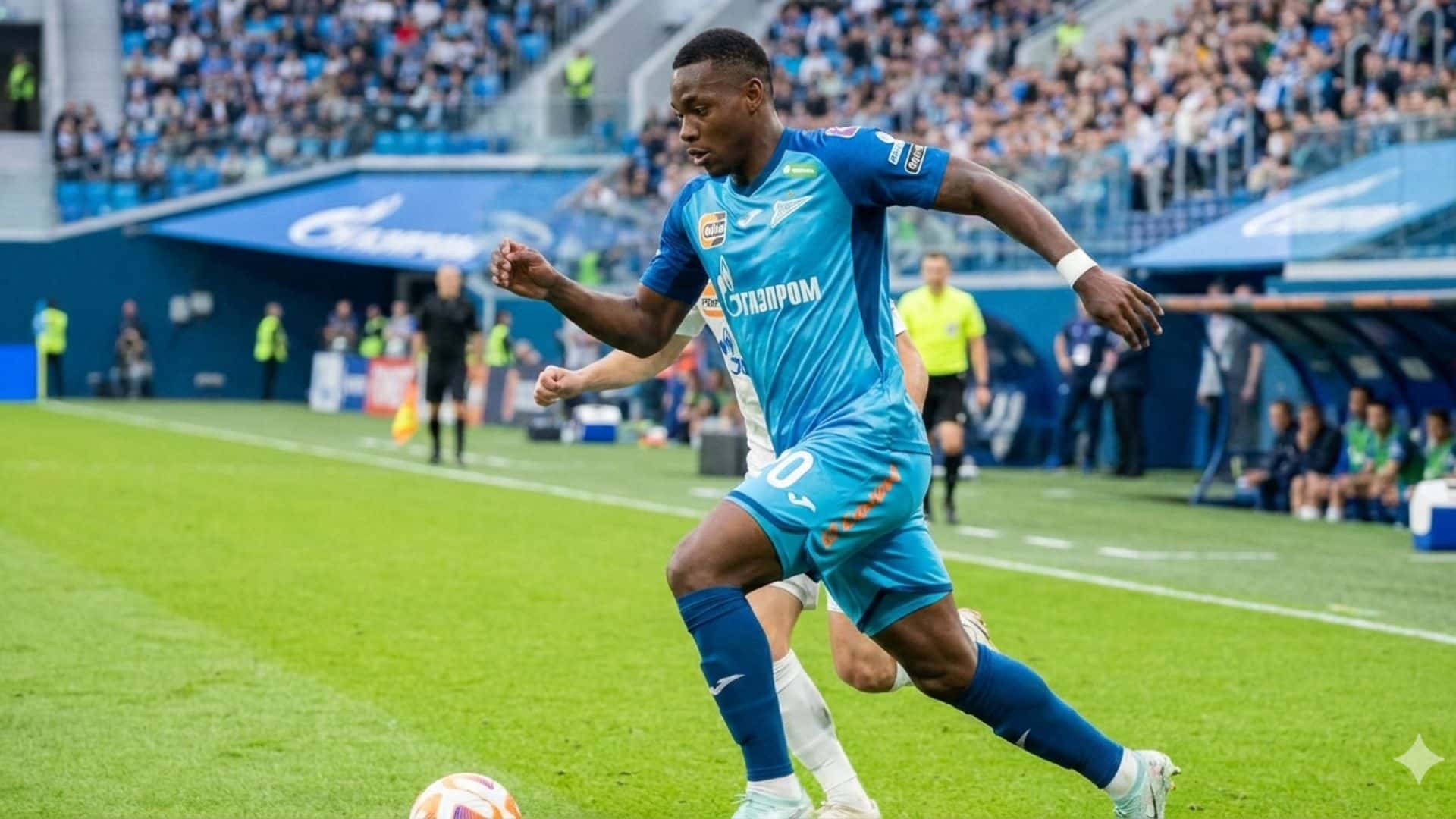 Jhon Durán pasará al fútbol de Rusia, al Zenit de San Petersburgo - Imagen creada con IA